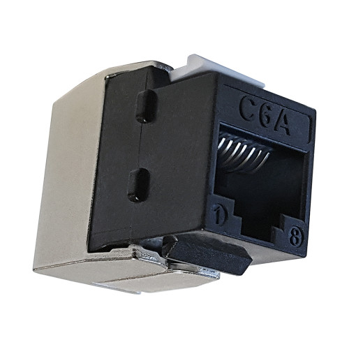 Quest NKJ-7501 Cat6A POE++ UTP Black Keystone Jack