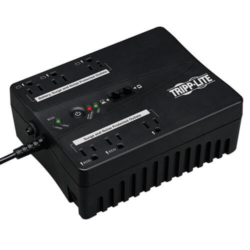 Tripp-Lite ECO350UPS ECO Series 120V 350VA 180W Energy-Saving Standby UPS with USB and 6 Outlets