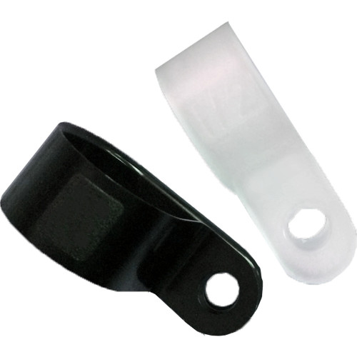 Quest NWT-7311 3/8" Light-Weight Black Cable Clamps, 100 Pack