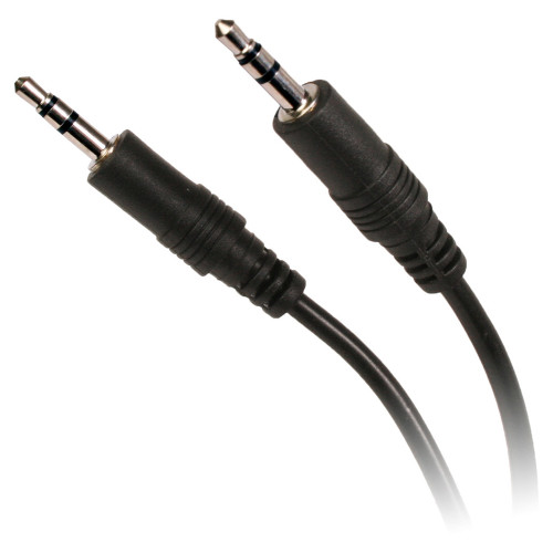 Quest VCA-7106 6Ft 3.5 Stereo (M-M) Black Cable