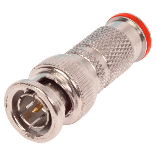 Quest COM-2059 75 Ohm RG59 BNC (M) Compression Connector, 10 Pack