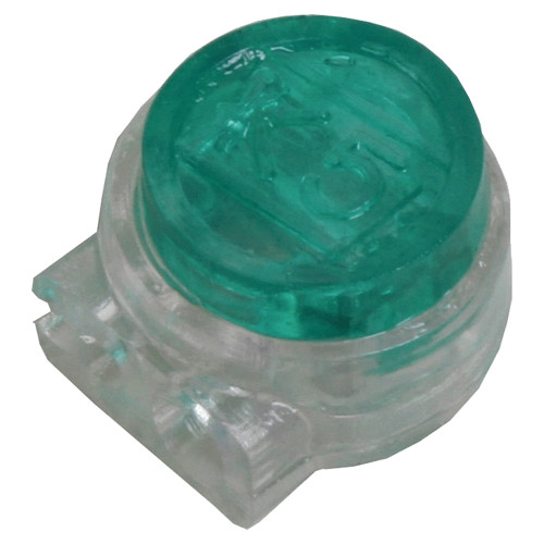 Quest TBN-1004 26-19 AWG Green UG Connectors, 100 Pack