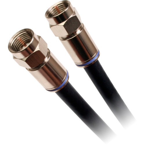 Quest VFC-2206 6Ft 75 Ohm RG6 F (M-M) Molded Cable