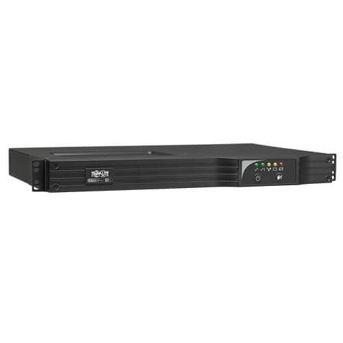 Tripp-Lite SM1000RM1UTAA TAA SmartPro 120V 1kVA 800W Line-Interactive Sine Wave UPS, 1U, Network Card Options, USB, 6 Outlets, ENERGY STAR