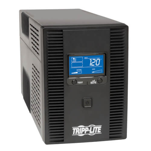 Tripp-Lite SMART1300LCDT SmartPro LCD 120V 1300VA 720W Line-Interactive UPS, AVR, Tower, LCD, USB, 8 Outlets