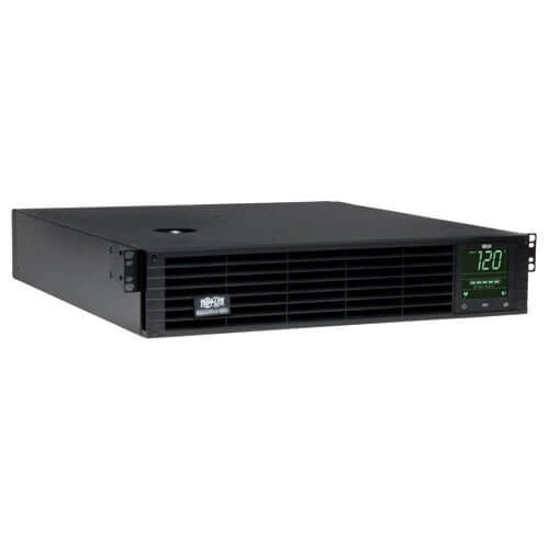 Tripp-Lite SMART2200RM2U SmartPro 120V 2.2kVA 1.92kW Line-Interactive Sine Wave UPS, 2U, Network Card Options, LCD Display, USB, DB9, ENERGY STAR