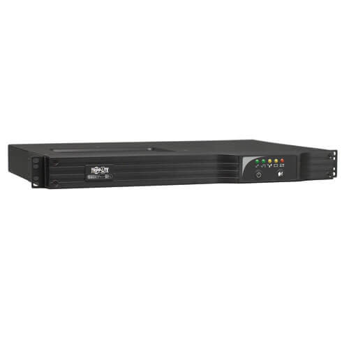 Tripp-Lite SMART750RM1U SmartPro 120V 750VA 600W Line-Interactive Sine Wave UPS, 1U Rackmount, Network Management Card Options, USB, DB9 Serial