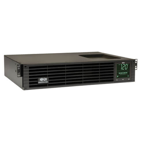 Tripp-Lite SMART750RMXL2U SmartPro 120V 750VA 600W Line-Interactive Sine Wave UPS, 2U, Extended Run, Network Card Options, LCD, USB, DB9