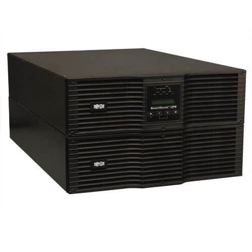Tripp-Lite SU10000RT3UG SmartOnline 200-240V 10kVA 9kW Double-Conversion UPS, 6U, Extended Run, Network Card Slot, USB, DB9, Bypass Switch,C19