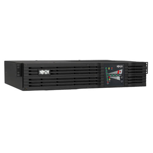 Tripp-Lite SU1500RTXL2UN SmartOnline 120V 1.5kVA 1.2kW Double-Conversion UPS, 2U Rack/Tower, Extended Run, Pre-installed WEBCARDLX Network Interface, USB, DB9 Serial