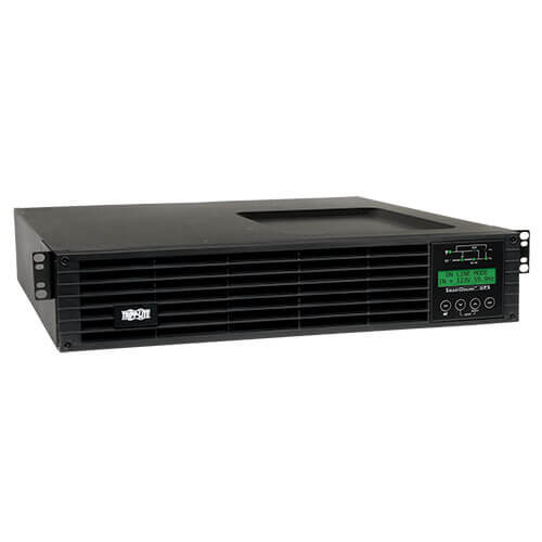 Tripp-Lite SU2200RTXLCDN SmartOnline 120V 2.2kVA 1.8kW Double-Conversion UPS, 2U Rack/Tower, Extended Run, WEBCARDLX Network Interface, ENERGY STAR