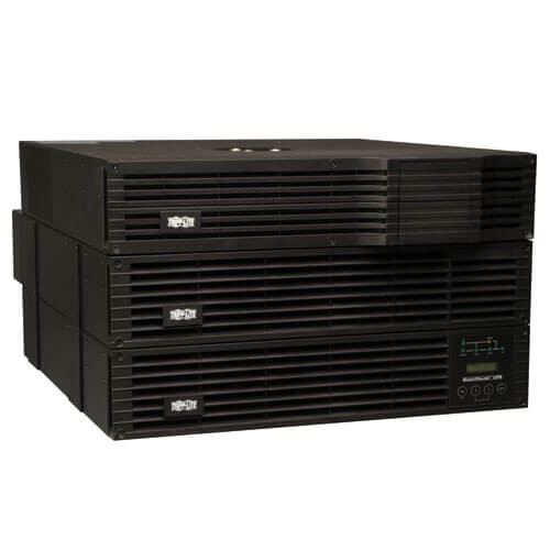 Tripp-Lite SU5000RT4UTF SmartOnline 208 & 120V 5kVA 4.5kW Double-Conversion UPS, 6U Rack/Tower, Extended Run, Network Card Slot, USB, DB9 Serial