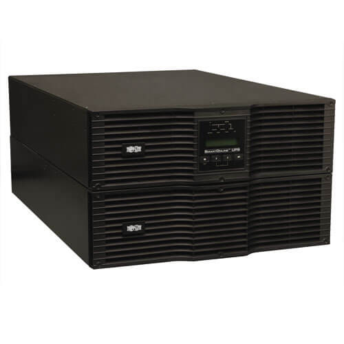Tripp-Lite SU8000RT3UHW SmartOnline 208/240, 230V 8kVA 7.2kW Double-Conversion UPS, 6U Rack/Tower, Extended Run, Network Card Options, USB, DB9, Bypass Switch, Hardwire