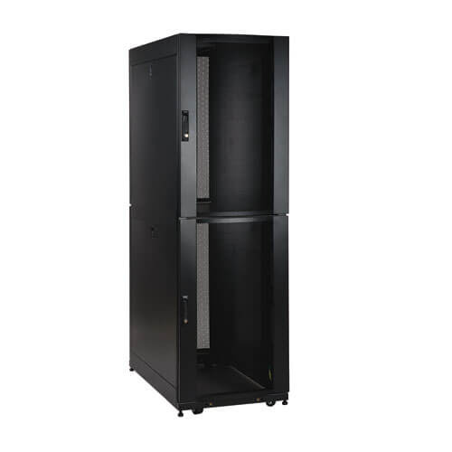 Tripp-Lite SR48UBCL 48U SmartRack Co-Location Standard-Depth Rack Enclosure Cabinet - 2 separate compartments