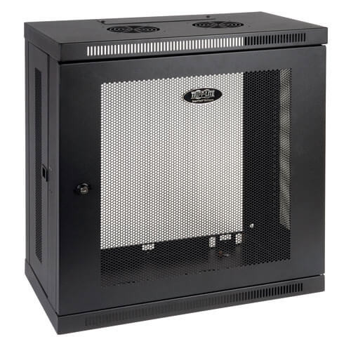 Tripp-Lite SRW12U13 SmartRack 12U Low-Profile Patch-Depth Wall-Mount Rack Enclosure Cabinet