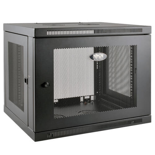 Tripp-Lite SRW9UDP SmartRack 9U Low-Profile Switch-Depth-Plus Wall-Mount Rack Enclosure Cabinet