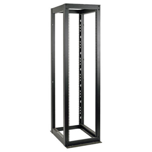 Tripp-Lite SR4POST50HD 50U Heavy-Duty 4-Post SmartRack Open Frame Rack - Organize and Secure Network Rack Equipment
