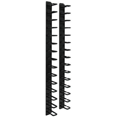 Tripp-Lite SRCABLERINGVRT SmartRack 6-ft. (1.8 m) Vertical Cable Manager - Flexible ring type & toolless mounting