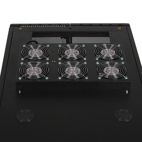 Tripp-Lite SRFANROOF SmartRack Roof-Mounted Fan Panel - 6-120V high-performance fans; 630 CFM, 5-15P plug