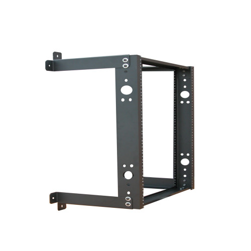 Quest WR1922-13-02 13U Black 3Ft Open Frame Wall Rack
