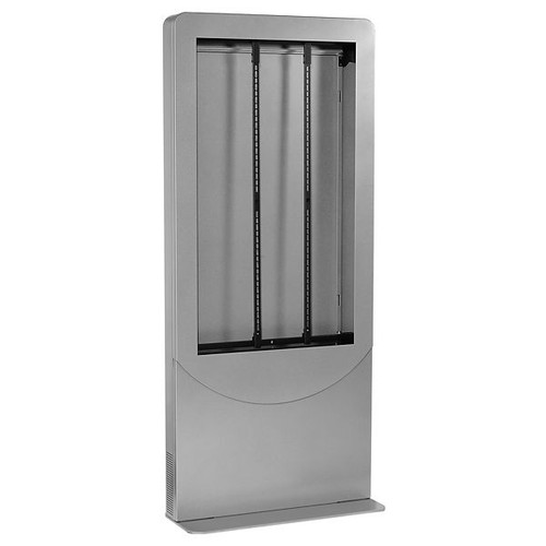 Peerless KIPC3549 Ultra-Slim Portrait Kiosk for 49" Displays - Gloss Black