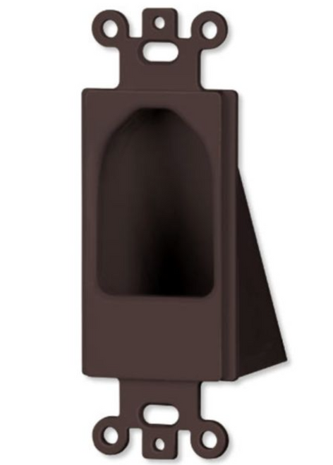 DataComm 45-0004-BR Reverse Nose Decor Insert, Brown