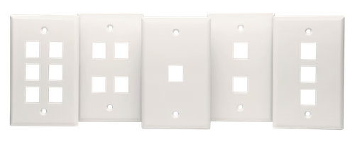 DataComm 20-3004-LA Keystone 4 Port, Lite Almond, UL