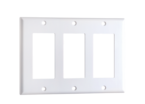 DataComm 20-5121 Decor Wall Plate, 1-Gang, Ivory