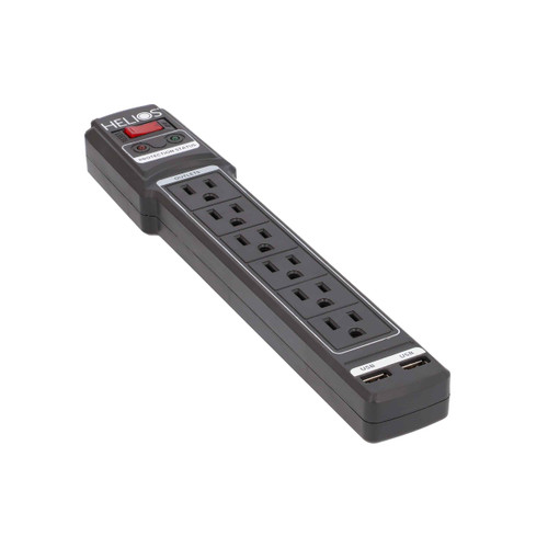 Metra AV AS-HP-206U 6-Outlet Surge Protector