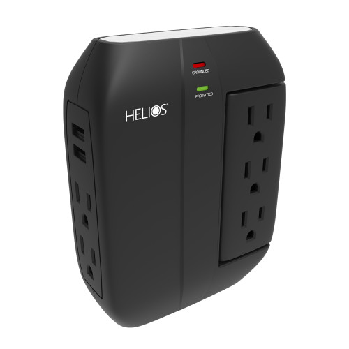 Metra AV AS-P-5R 5-Outlet Wall Tap Surge Protector