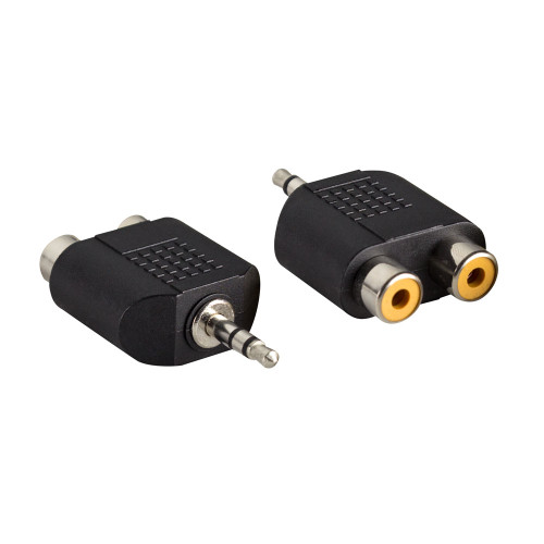 Metra AV CS-ADPT35SRCAS 3.5mm Male to Two RCA Female Adapter