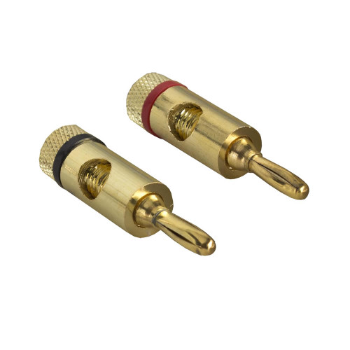 Metra AV CS-BAN2-2PR Mid Level Banana Plugs, 2 Pair