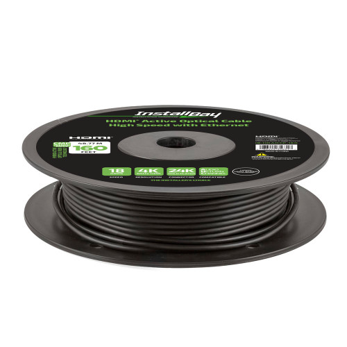 Metra AV IB-HDAOCP-160 160Ft Install Bay HDMI Plenum Active Fiber Cable