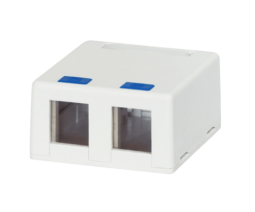 DataComm 20-5313 1-Port Surface Mount for Keystone Modules, Lite Almond