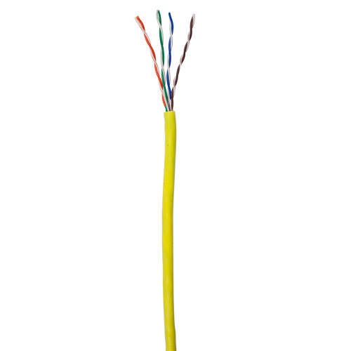 Metra AV CAT5E350-Y-R 24-4 Pair Cat 5 350MHZ 1,000ft Box - Yellow