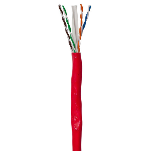 Metra AV CAT6-R-R 23-4 Pair CAT6 1000ft Box CMR - Red