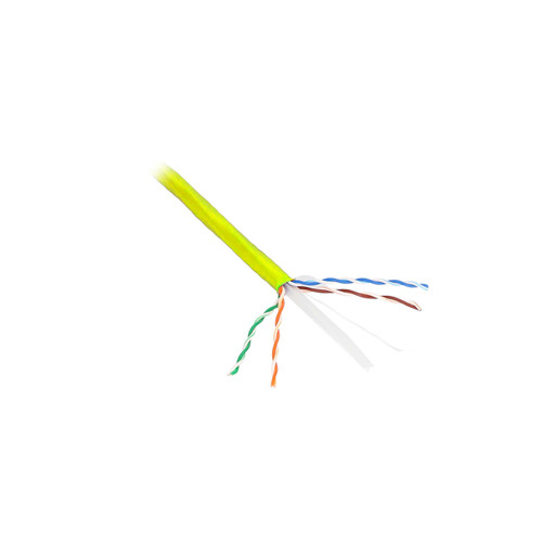 Metra AV CAT6-Y-R 23-4 Pair CAT6 1000ft Box CMR - Yellow