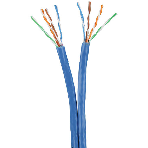 Metra AV CAT6-SIAM-B1000 23 AWG CAT 6 Dual Siamese 1000FT - Blue