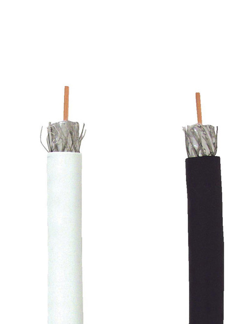 Metra AV RG6Q-B RG6 Quad CCS Cable 1000ft - Black