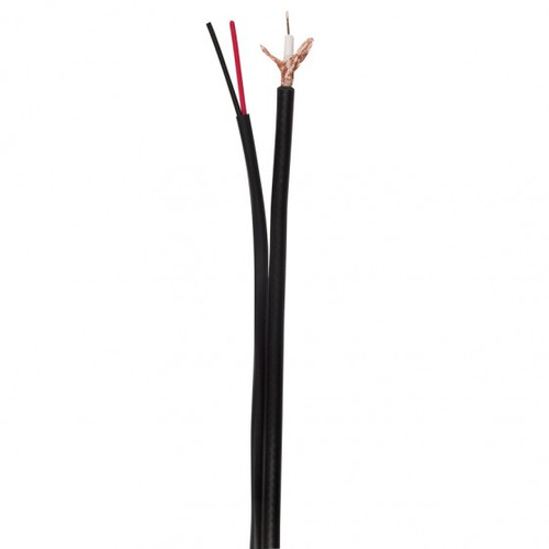 Metra AV RG59CCA+18-2C RG59 + 18-Gauge, 2-Conductor, CCA Cable, 500 Feet - Black