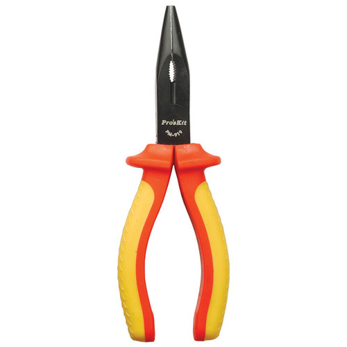 Pro'sKit 902-208 1000V Insulated Long-nosed Pliers - 6-1/4"