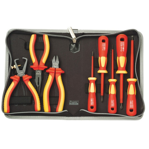 Pro'sKit 902-215 1000V Insulated Screwdriver & Plier Set
