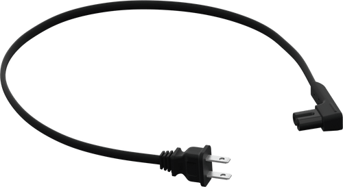 Sonos Angled Power Cable 19.7" (.5M) Black