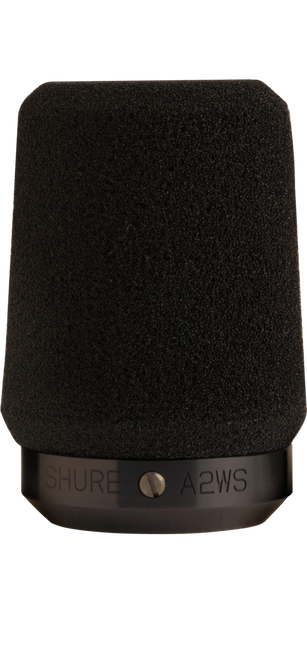 Shure A2WS-BLK Black Locking Foam Windscreen