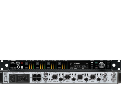 Shure AD4QUS=-C FFour-Channel Digital Wireless Receiver