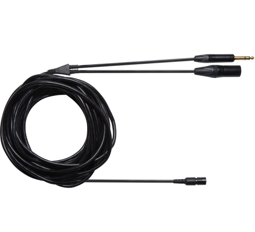 Shure BCASCA-NXLR3QI-25 6.3mm Cable Assembly with Neutrik Connector for BRH440M, BRH441M and BRH50M