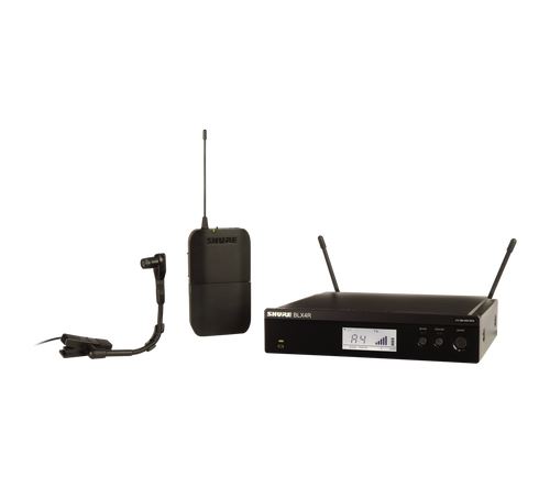 Shure BLX14R/B98-H11 Wireless Rack-Mount Instrument System with Beta 98H/C Clip-on Gooseneck Microphone