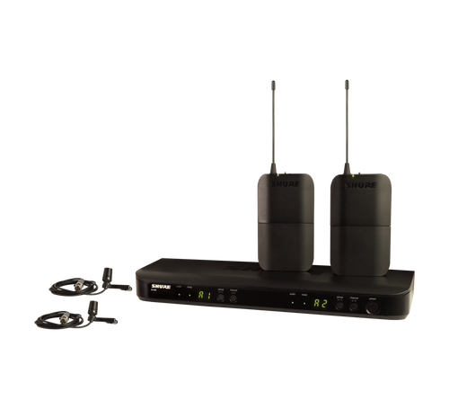 Shure BLX188/CVL-H11 Wireless Dual Presenter System with two CVL Lavalier Microphones