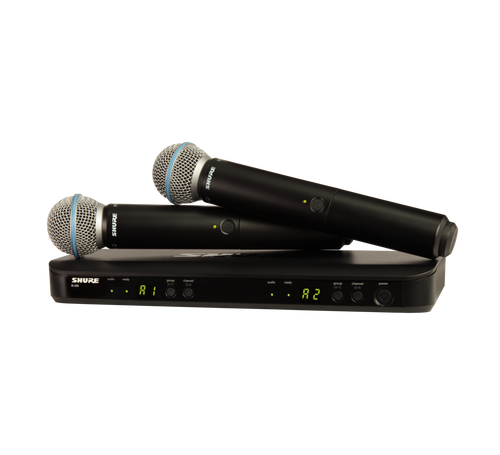 Shure BLX288/B58-J11 Wireless Dual Vocal System with two Beta 58A