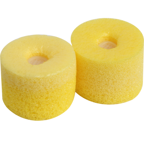 Shure EAYLF1-100 Yellow Foam Sleeves, 100 Pieces